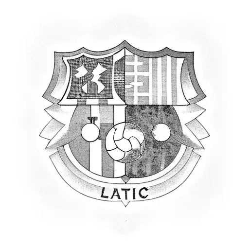 barca logo tattoo design idea