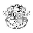 Fc Barcelona  tattoo design idea