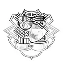 Fc Barcelona logo 1899 tattoo design idea