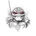 "love" 90s TMNT  tattoo design idea