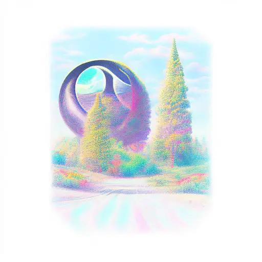 Country to City Transition tattoo design idea