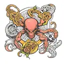 cancer 69 tattoo design idea