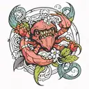 cancer 69 tattoo design idea