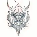 small arm tattoo for 2 brothers name starting from ABHI tattoo design idea