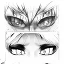 kaneki  eyes tattoo design idea