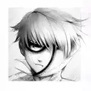 kaneki  eyes tattoo design idea