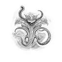 Hydra Mitologia tattoo design idea