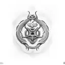 Hydra Mitologia tattoo design idea