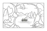 Laos riverboat tattoo design idea