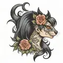 Elvira tattoo design idea