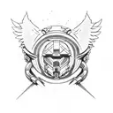 ODST Halo Logo tattoo design idea