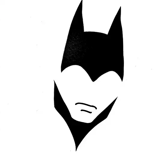 batman logo tattoo design idea