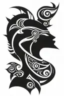 osiris god tattoo design idea