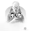 father memory tattoo design idea