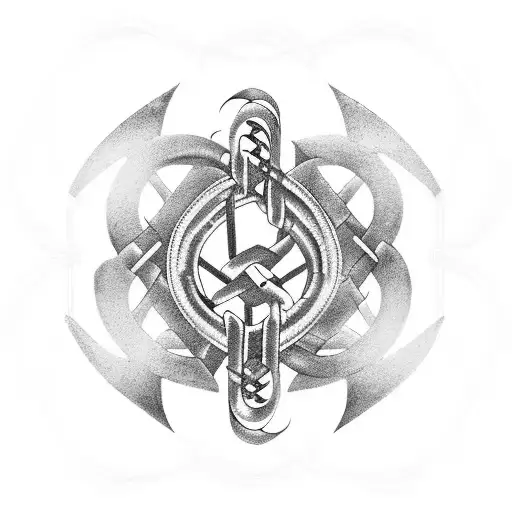 A stylized DNA strand with the 2q37 gene mutation symbol incorporated, representing your son's disease tattoo design idea