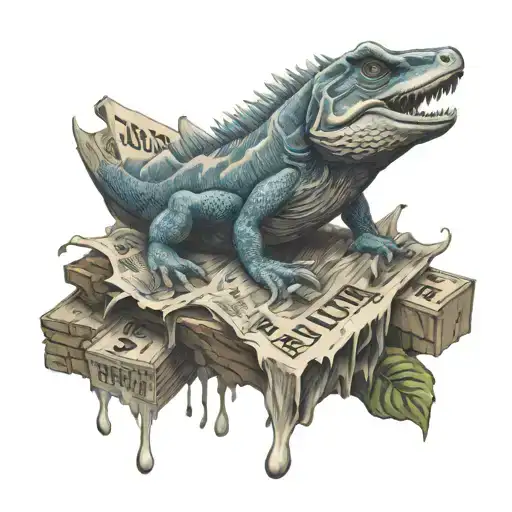 trade and risk nothing gain nothing tattoo design idea