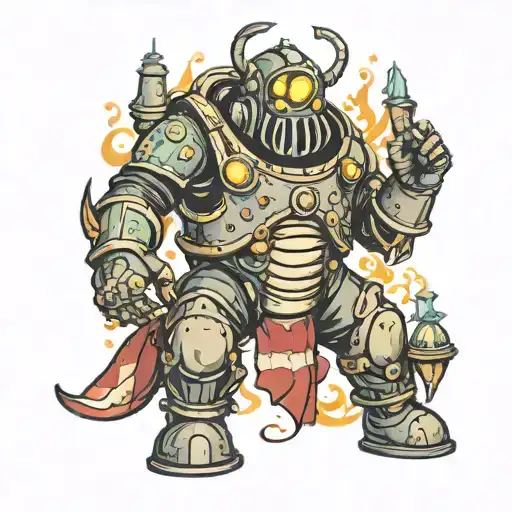 bioshock big daddy tattoo design idea