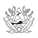 crow with fries tattoo design idea