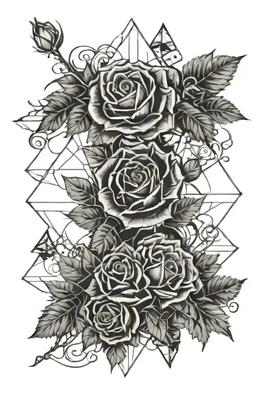 A COURT OF THORNS AND ROSES tattoo design idea