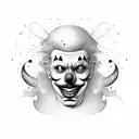 kill clown tattoo design idea