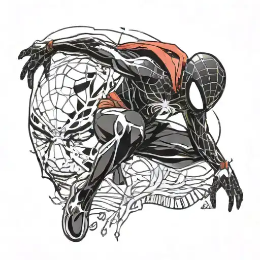 Miles morales tattoo design idea