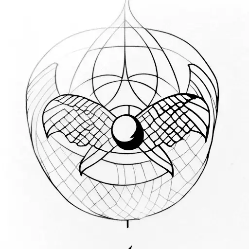 Harry Potter's golden snitch tattoo design idea
