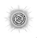 Nirvana with pills tattoo design idea