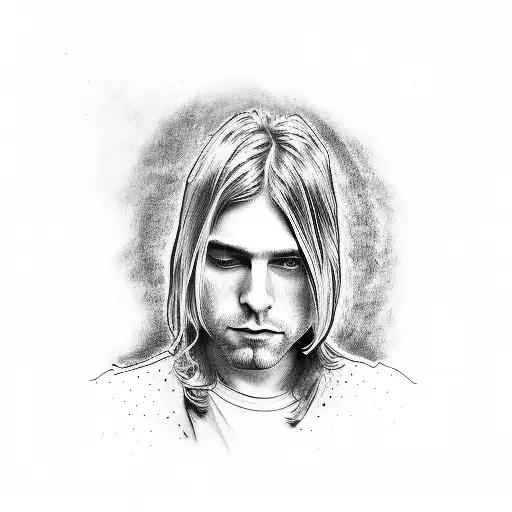 kurt cobain tattoo design idea