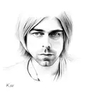 kurt cobain tattoo design idea