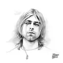 kurt cobain tattoo design idea