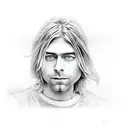 kurt cobain tattoo design idea