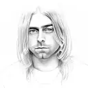kurt cobain tattoo design idea