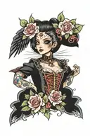 Nikko casket tattoo design idea
