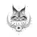 coordinates tattoo design idea