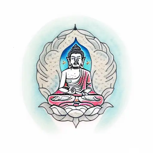 Buddha tattoo design idea