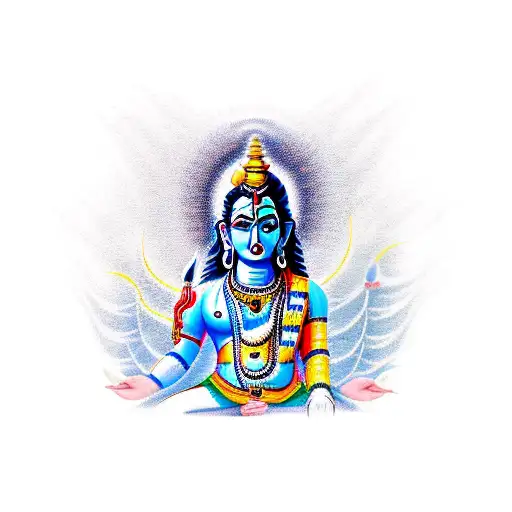 mahadev  tattoo design idea