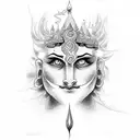 mahadev  tattoo design idea