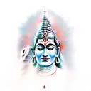 mahadev  tattoo design idea
