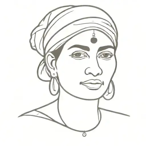 phoolan devi tattoo design idea