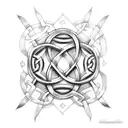 Celtic Knot tattoo design idea