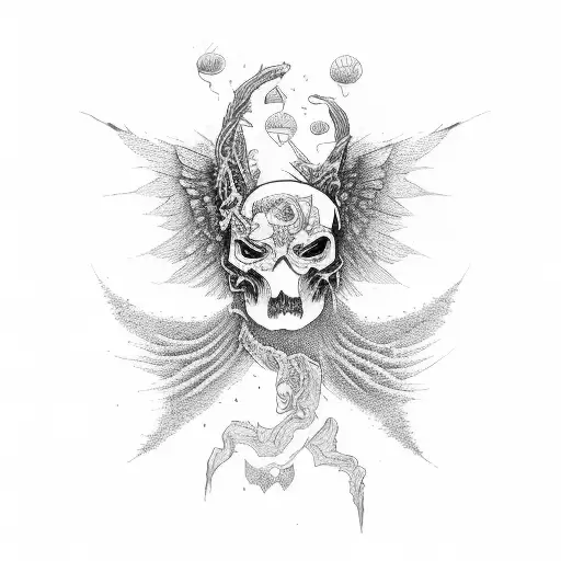 suicide angels tattoo design idea