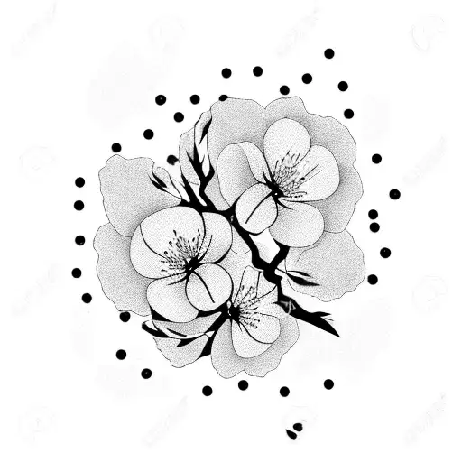 Cherry Blossom tattoo design idea