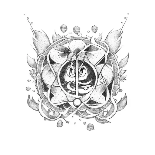 happy from fairy tail tattoo design idea