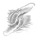 tidal wave sleeve  tattoo design idea