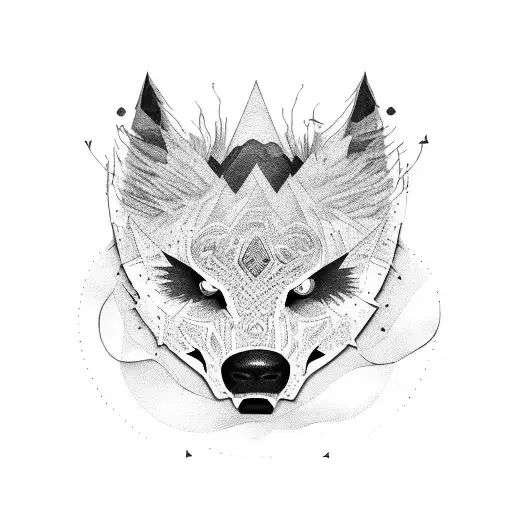 lobo tattoo design idea