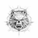 lobo tattoo design idea