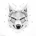 lobo tattoo design idea