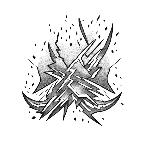 Lightning Bolt tattoo design idea