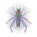 Praying Mantis tattoo design idea