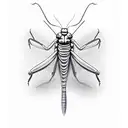 Praying Mantis tattoo design idea